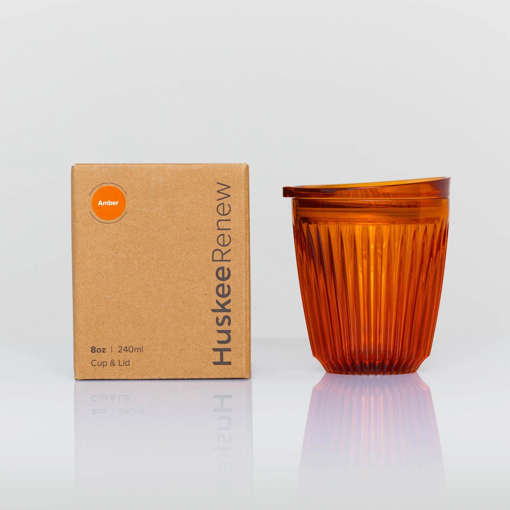 Huskee | cup to go 24 cl | amber