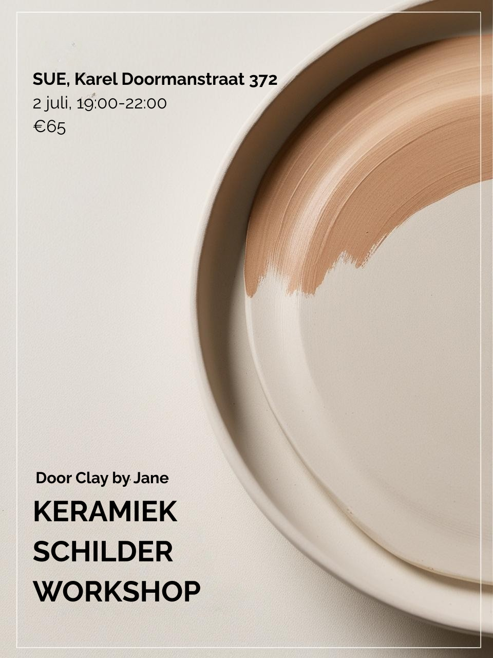 WORKSHOP KERAMIEK SCHILDEREN - 2 JULI