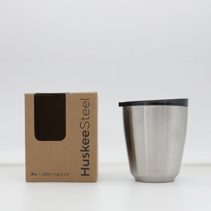 Huskee | cup to go 24 cl | staal rvs