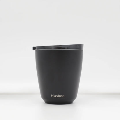 Huskee | cup to go 24 cl | staal zwart