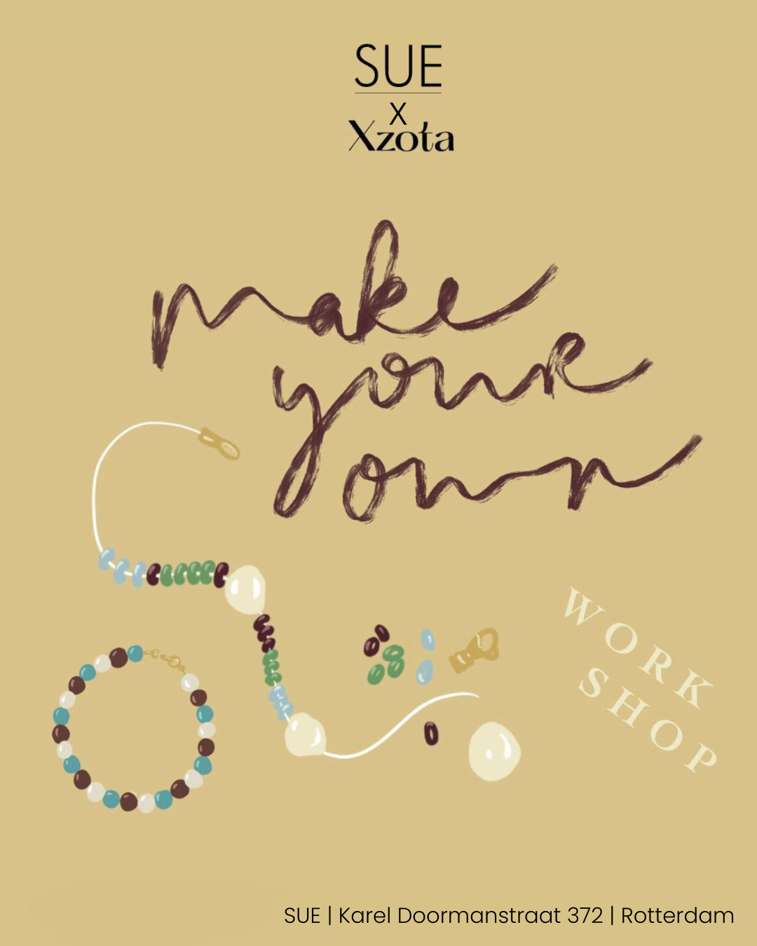 WORKSHOP EDELSTENEN ARMBAND OF KETTING MET XZOTA - 7 NOVEMBER