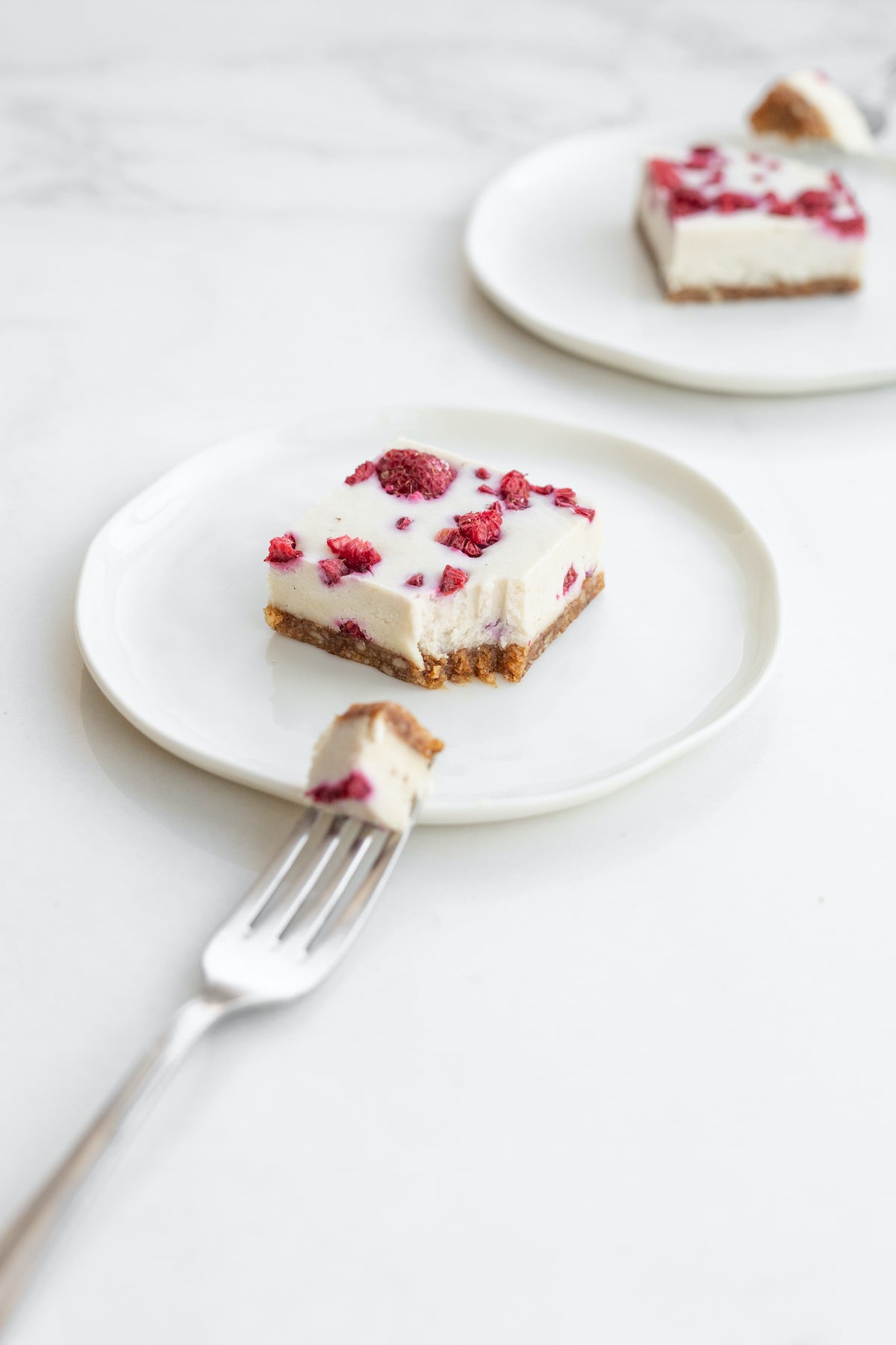 Frambozen cheesecake